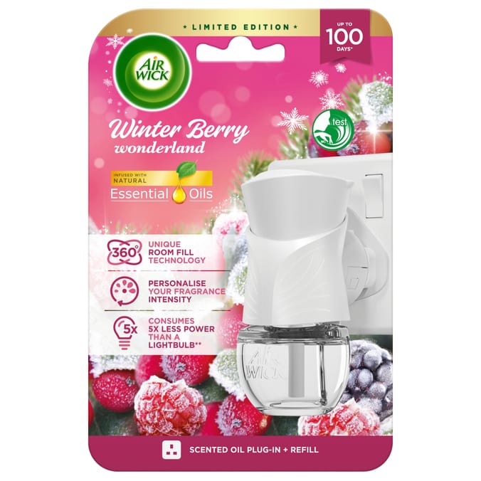 Air Wick Scented Oil Plug-In & Refill 19ml - Winter Berry Wonderland image
