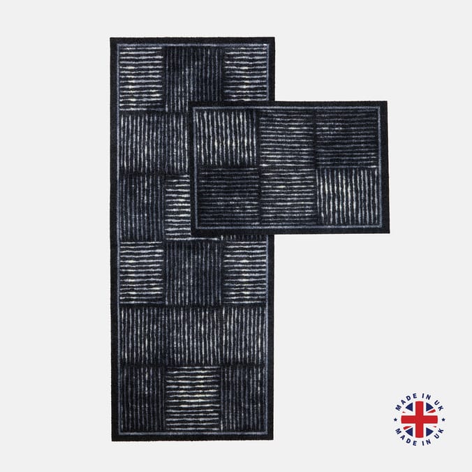 Check Black Runner 50x120 image