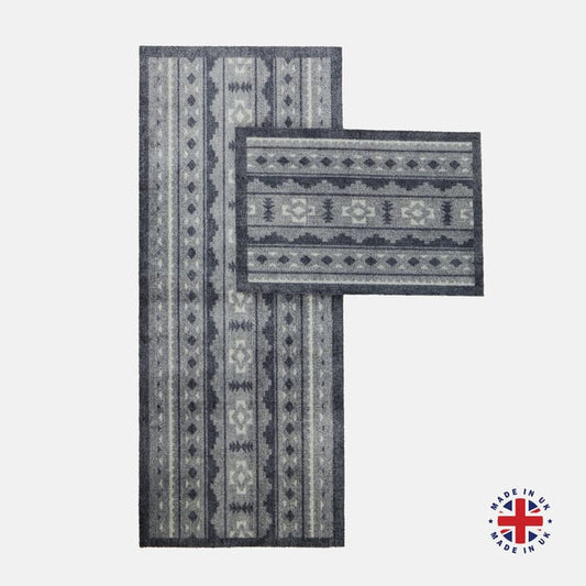 Aztec Grey Runner 50x120 image